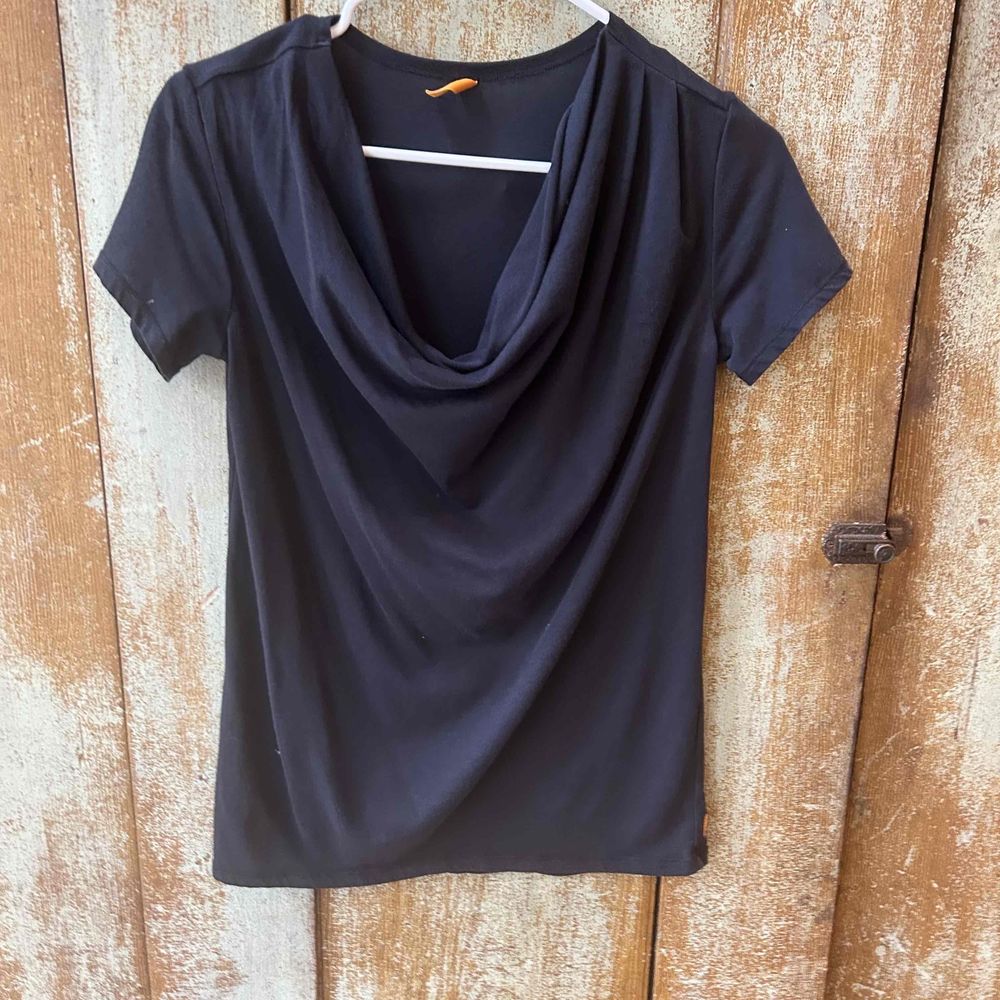 Lucy Womens Black Activewear Long Sleeve Basic Top Size S/P